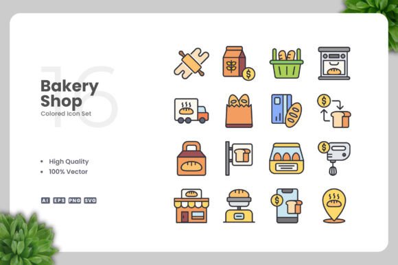 Bakery Shop Color Icons: A Designer’s Honest Take