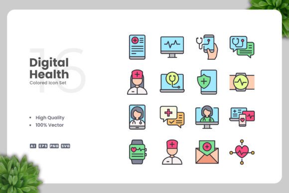 Digital Health Colored Icons: A Designer’s Practical Review