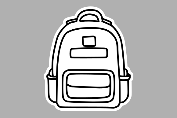 Rustic School Backpack: A Versatile Graphic Design Asset for Content Creators