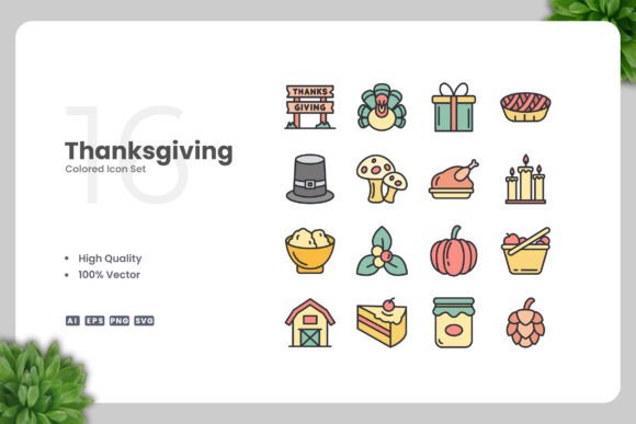 Thanksgiving Color Icons: A Practical Design Review for Real Projects